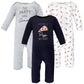 Hudson Baby Baby Girls Cotton Coveralls Rompers, Pizza, 0-3 Months Us