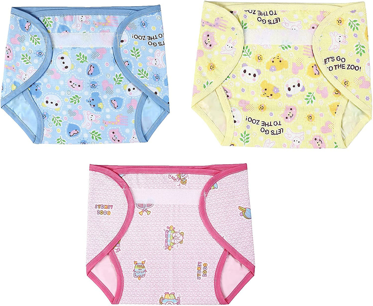 Mothers Choice Reusable Inside Plastic Outside Cotton Nappies/Waterproof U Shape Nappies With Belt For Insert/Cloth Diaper Or La