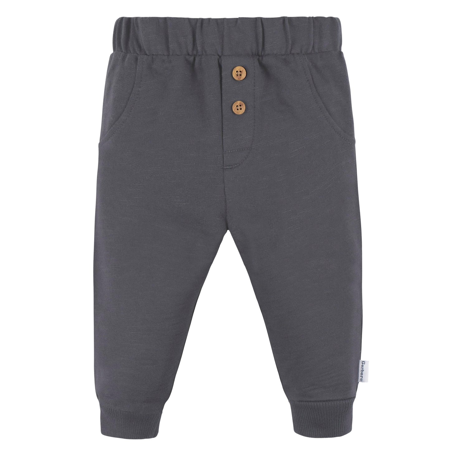 Gerber Baby Boys' Jogger Set, Little Dude, 0-3 Months