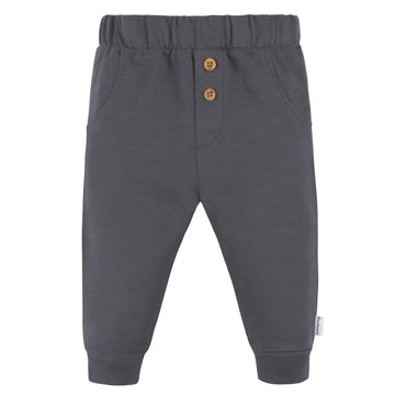 Gerber Baby Boys' Jogger Set, Little Dude, 0-3 Months