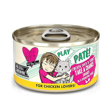 Bff Play - Best Feline Friend Pata Lovers, Aw Yeah, Chicken, Duck  Turkey Take A Chance With Chicken, Duck  Turkey, 28Oz Can (Pa