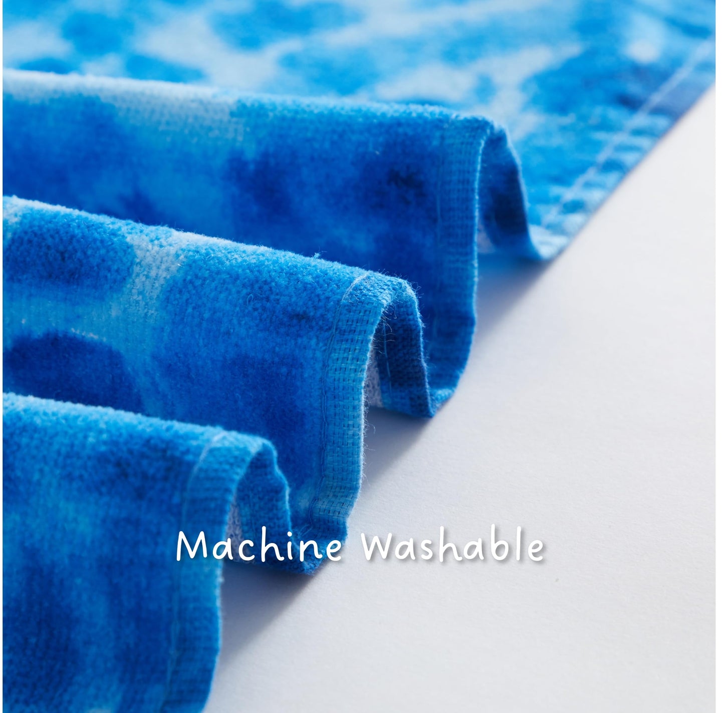 Beach House Figural Shark Hooded Beach And Bath Towel Poncho For Kids, Blue 48.00' X 24.00'
