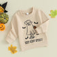 Toddler Baby Halloween Outfit Girl Boy Crewneck Sweatshirt Long Sleeve Letter Pullover Sweater Cute Fall Clothes (Boot Scoot Spo