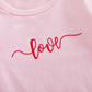 Citgeett My First Valentines Day Baby Girl Outfit Love Long Sleeve Romper Jumpsuit Valentines Onesie Newborn Spring Clothes (Val