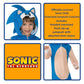 Rubie'S Boys Sonic Oversized Jumpsuit Costume, As Shown, Medium Us