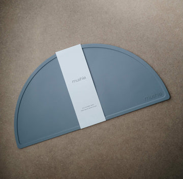 Mushie Silicone Placemat For Kids | Bpa-Free Non-Slip Design (Tradewinds)
