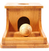 Montessori Object Permanence Box - Wooden Ball Drop Toy for Babies - Develops Spatial Awareness & Cognitive Skills - Engaging an
