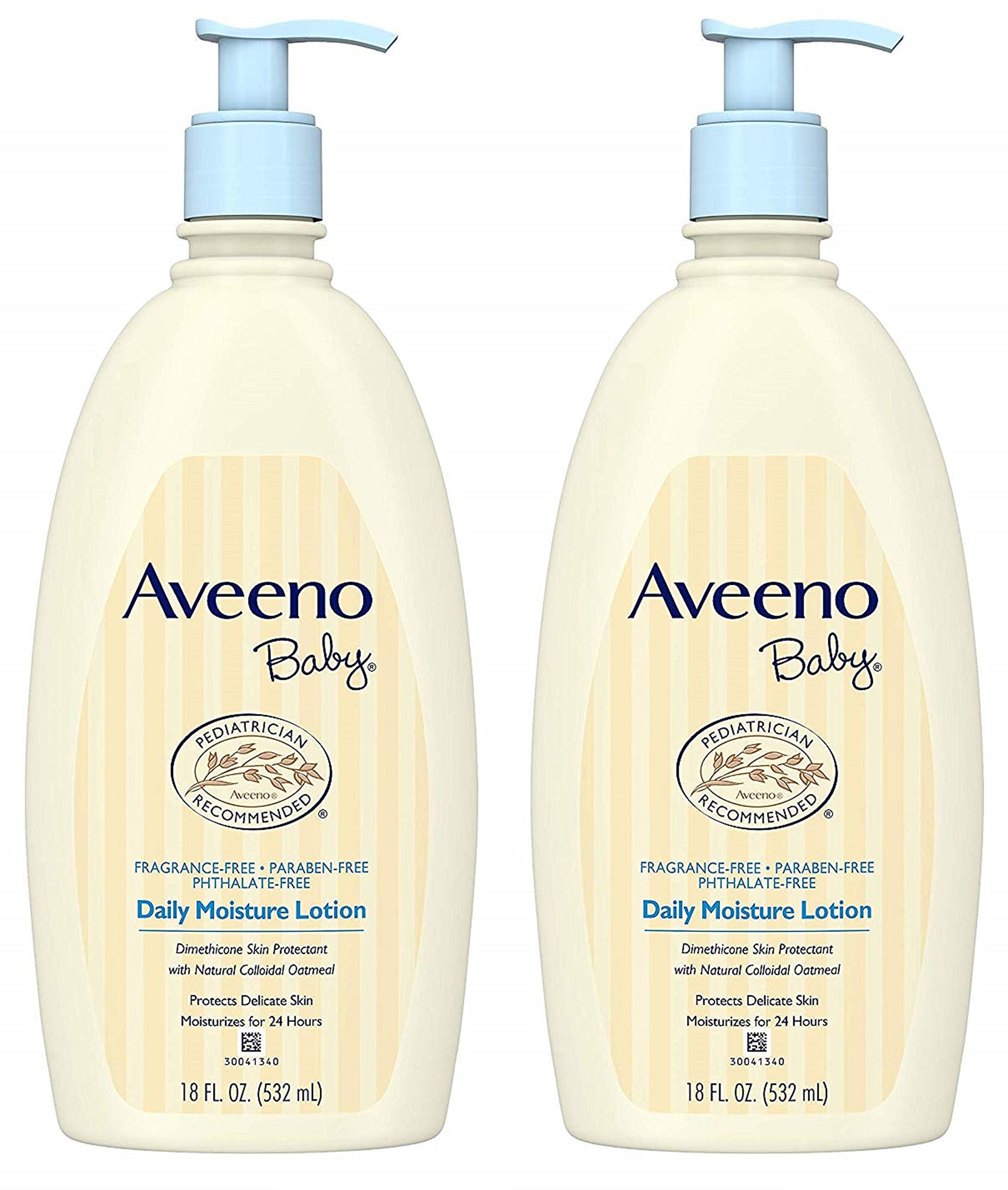 Aveeno Baby Moisture Lotion Twin Pack, 532 Ml (18 Oz)