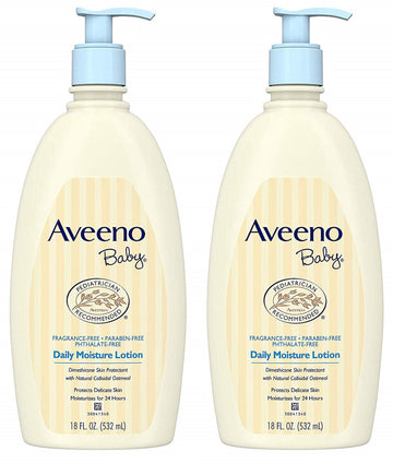 Aveeno Baby Moisture Lotion Twin Pack, 532 Ml (18 Oz)