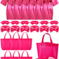 Sintuff 24 Pcs Sleepover Party Supplies For Girls 6 Spa Party Robes 6 Tote Bags 6 Headbands 6 Spa Masks(Size 12,Rose Red)
