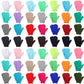 Handepo 50 Pairs Kids Winter Mittens Gloves Bulk Toddler Stretch Mittens Children Knit Gloves for Homeless Little Girl Boys(Mult