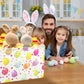 Boohit Large Easter Baskets For Kids Personalized Baby Girl Easter Basket Cute Teen Boy Spring Decor (Dot Egg)