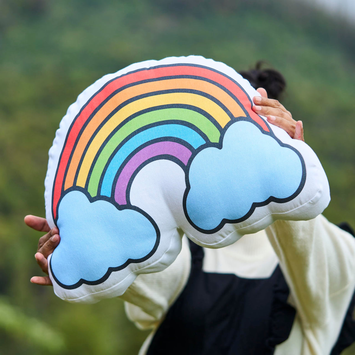 SKANDA FAB Rainbow Shaped Cushion 30x40CM