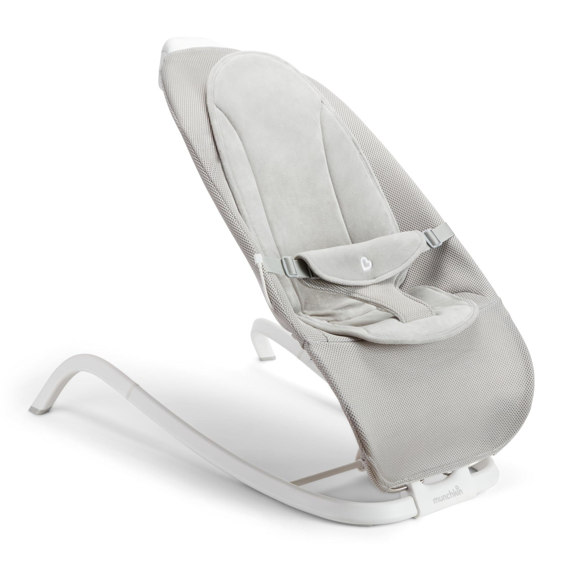 Munchkin Electric Baby Bouncer & Rocker with Digital Touch Display, Soothing Sounds & 3 Recline Positions - Automatic Bouncing &