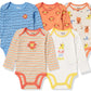 Amazon Essentials Disney  Marvel  Star Wars Unisex Babies Long-Sleeve Bodysuits, Pack Of 5, Lion King Play Eat Roar, Preemie