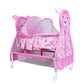 1St Step Cradle With Swing, Mosquito Net And Storage Basket (Pink)
