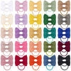 50Pcs Baby Hair Ties With Bows, 2 Inch Baby Bows Rubber Bands Hair Ties Ponytail Pigtail Holder, Hair Accessories For Infants To