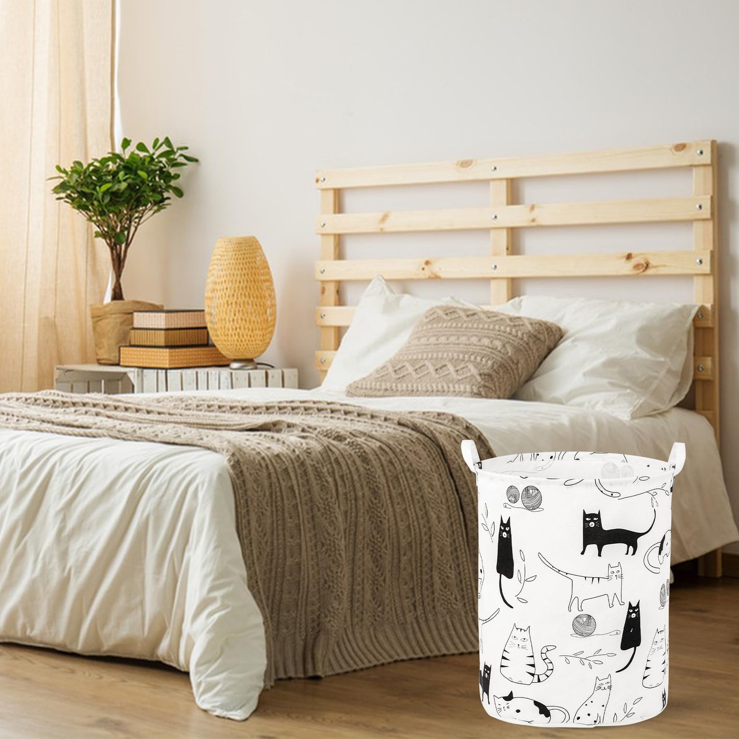 Large Foldable Laundry Basket Organizer Holder portable tall collapsible laundry hamper nusery Storage Basket Bin with Handles C