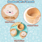 2Pcs Baby Keepsake Box For First Tooth And Curl, Wooden Tooth Fairy Box To Place Under Pillow Cute Lost Tooth First Haircut Keep