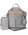 Skip Hop Diaper Bag Backpack: Suite 6-In-1 Diaper Backpack Set, Multi-Function Baby Travel Bag With Changing Pad, Stroller Strap