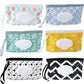 Febsnow 6 Pack Baby Wipes Dispenser, Portable Refillable Wipe Holder, Baby Wipes Container, Reusable Wipes Case, Baby Travel Wet