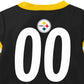 Gerber Unisex Baby Baby Boys NFL Jersey Onesie Bodysuit, Team Color, 6-12 Months