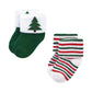 Hudson Baby Unisex Baby Cotton Rich Newborn And Terry Socks, 12 Days Of Christmas, 0-6 Months