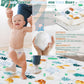 Pluushuu Baby Play Mats For Floor, 50X50 Playpen Mat For Babies, Extra Thicker & Soft Floor Crawling Mat, Foldable Non-Slip Play