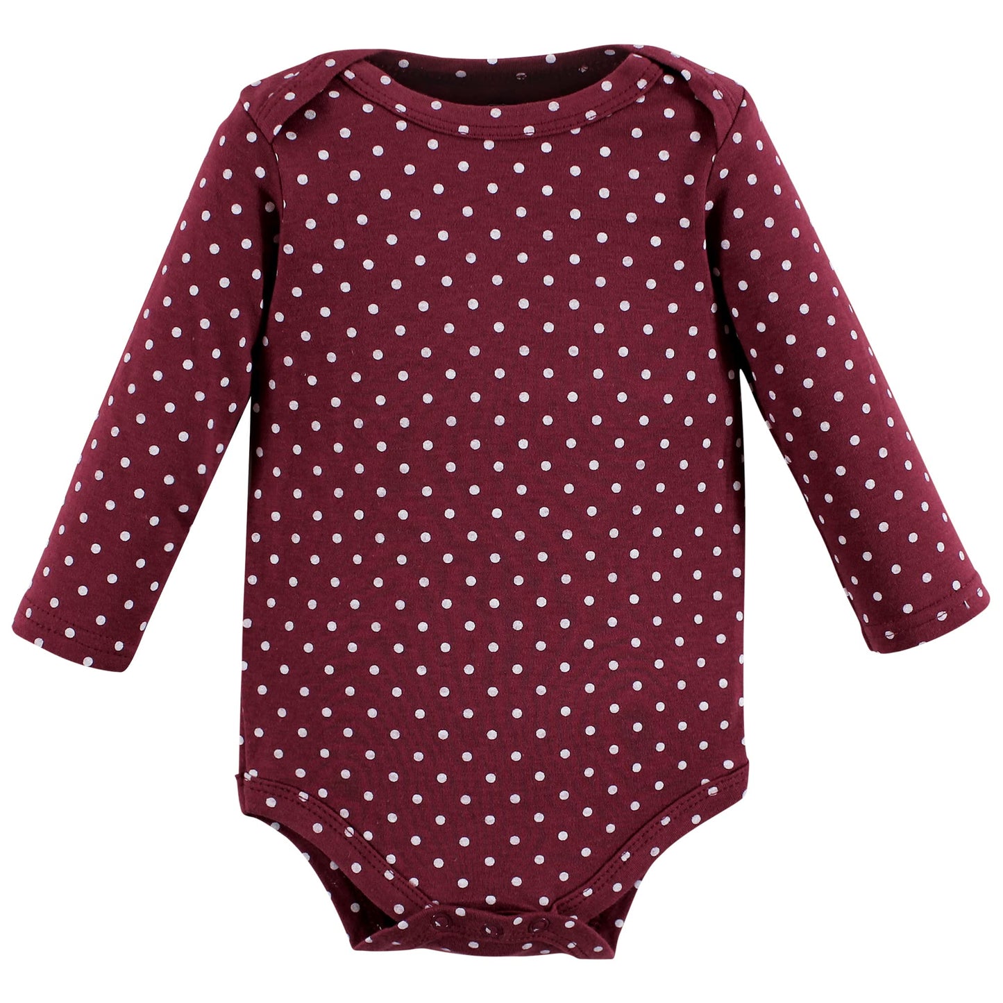 Hudson Baby Unisex Baby Cotton Long-Sleeve Bodysuits, Fall, 3-6 Months