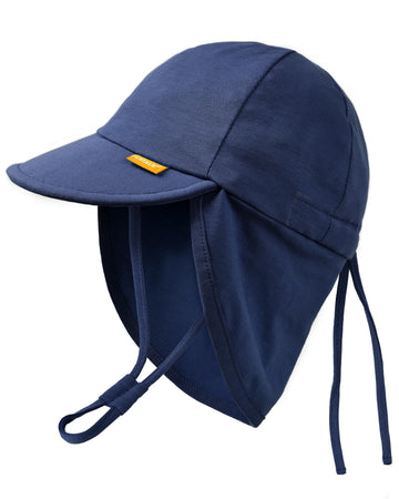 Furtalk Baby Sun Hat Upf 50+ Uv Ray Sun Protection Cotton Toddler Hats For Boys Girls Navy