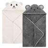 Urseory Baby Hooded Towel, 2 Pack Cotton Baby Towel Set, 31 X 31 Inch Super Soft Baby Bath Towel For Infants, Toddlers And Newbo
