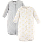 Hudson Baby Unisex Baby Cotton Long-Sleeve Wearable Sleeping Bag, Sack, Blanket, Duck, 3-9 Months