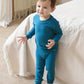 Vaenait Baby Kids Long Sleeve Sleepwear Pajamas 2Pcs Set Modal Peacockblue L
