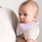 Gerber Baby Unisex Bandana Bibs 10-Pack, Multi Pink, One Size