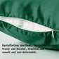 Ntbay Zippered Silk Satin Toddler Pillowcases - 2 Pack Hidden Zipper 13X18 Pillowcases - Luxury And Silky Baby Travel Pillow Cov