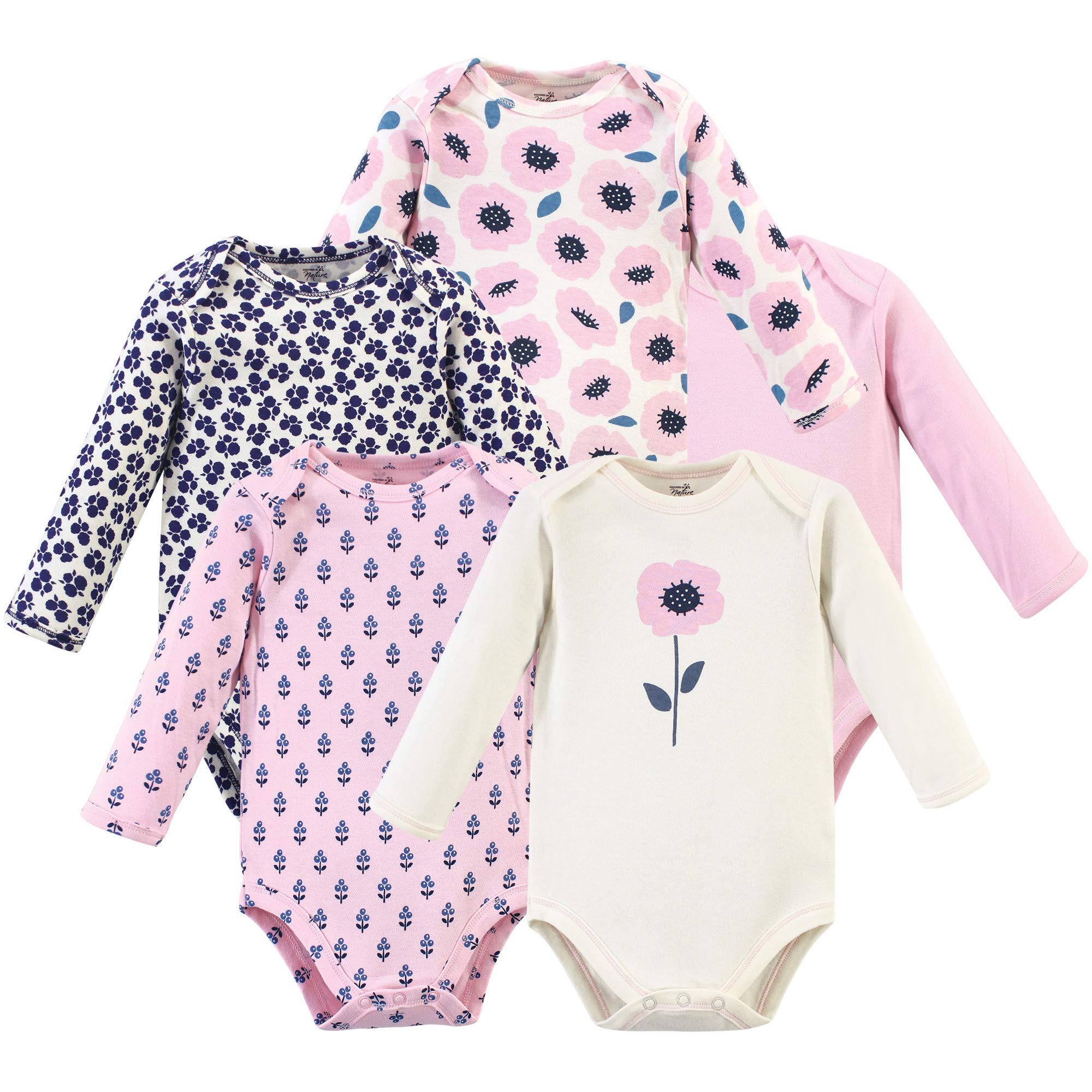 Touched By Nature Baby Boys Organic Cotton Long-Sleeve Bodysuits T Shi – Cutebab WBBAPB07WQ5C8HH