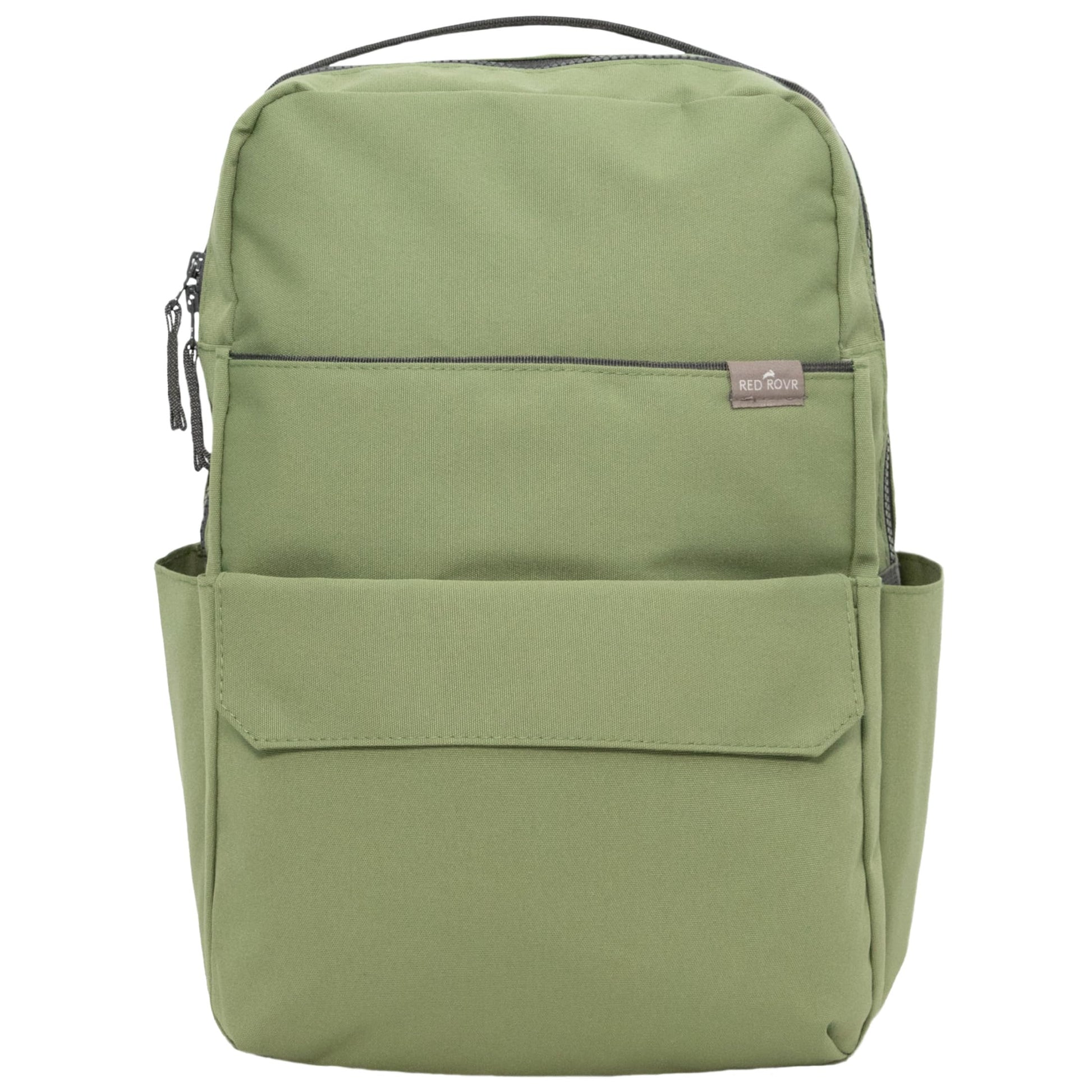 RED ROVR Roo Lightweight 1 LB Diaper Bag Backpack | 11 organizational pockets| Durable & Water-Resistant (Moss)