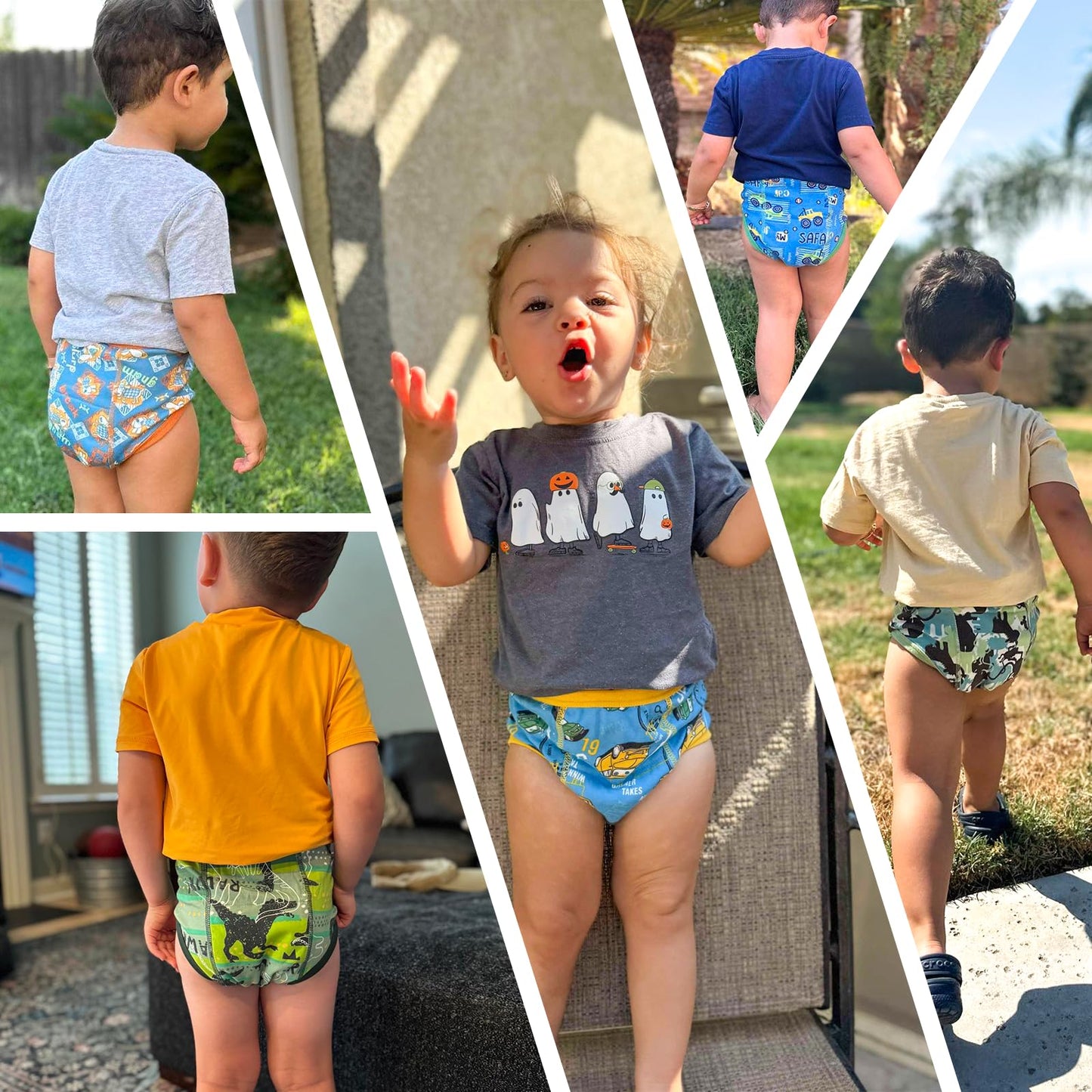Moomoo Baby Training Underwear 10 Packs Absorbent Potty Training Pants For Boys And Girls Cotton Pee Pants 9T