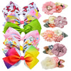 Fsmiling Hair Bows for Girls Alligator Clips Flower Girls Bows Grosgrain Ribbon Bows Hair Accessories for Girls
