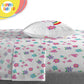 Sunny Side Up Rainbow Unicorns Toddler Comforter Set - 4 Piece Preschool Bedding Includes Comforter, Sheets & Pillow Cover - Sup