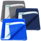 Bumpers AntiPiling Quick Dry & Absorbent Sheet Polycotton Baby Bed Protecting Waterproof Mat (Royal Blue, Dark Blue, Grey, Smal