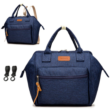 Aerobunny Small Diaper Bag Tote For Mom Dad - Mini Diaper Bag Backpack Mommy Bag Include Insulated Pocket