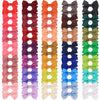 70Piece 2Inch Hair Bows For Baby Girls,35Colors In Pairs Grosgrain Boutique Solid Ribbon Mini Bows Alligator Clips For Newborn G