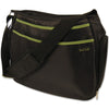 Trend Lab Black With Avocado Ultimate Hobo Style Tote Diaper Bag With Shoulder Strap