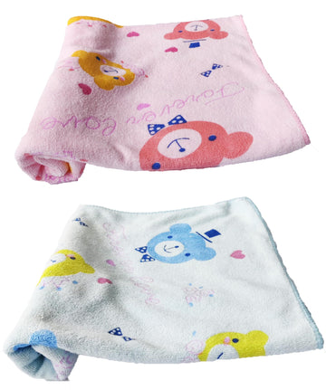 ZAPLES Cotton Cloth Baby Washcloth for New Born Extra Soft Face Towels Reusable bath towels for Kids/Toddlers/Infants/Babies (As