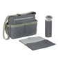 Lassig Womens Marv Shoulder Diaper Bag, Grey