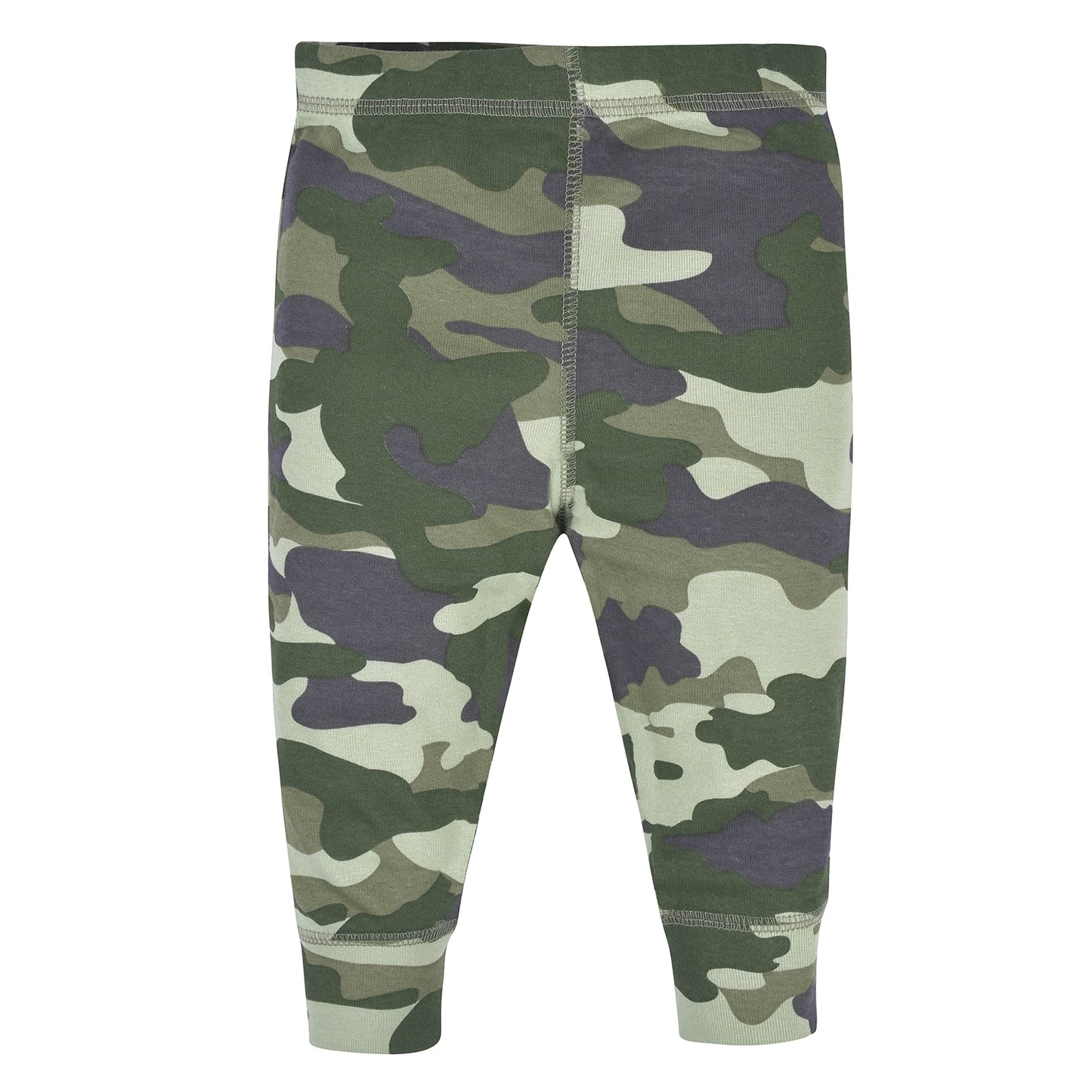 Gerber Baby Boys' Multi-Pack Pants, Camo/Gray, 3-6 Months
