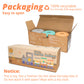 DUCKBOXX XX Montessori Infant Educational Toys, Natural Wood Rolling Rattle Toy, Early Learning Toy for Developing Fine Motor Sk
