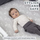 Pobibaby - 2 Pack Premium Pack N Play Sheets Fitted For Standard Pack And Plays And Mini Cribs - Ultra-Soft Jersey Knit, Stylish