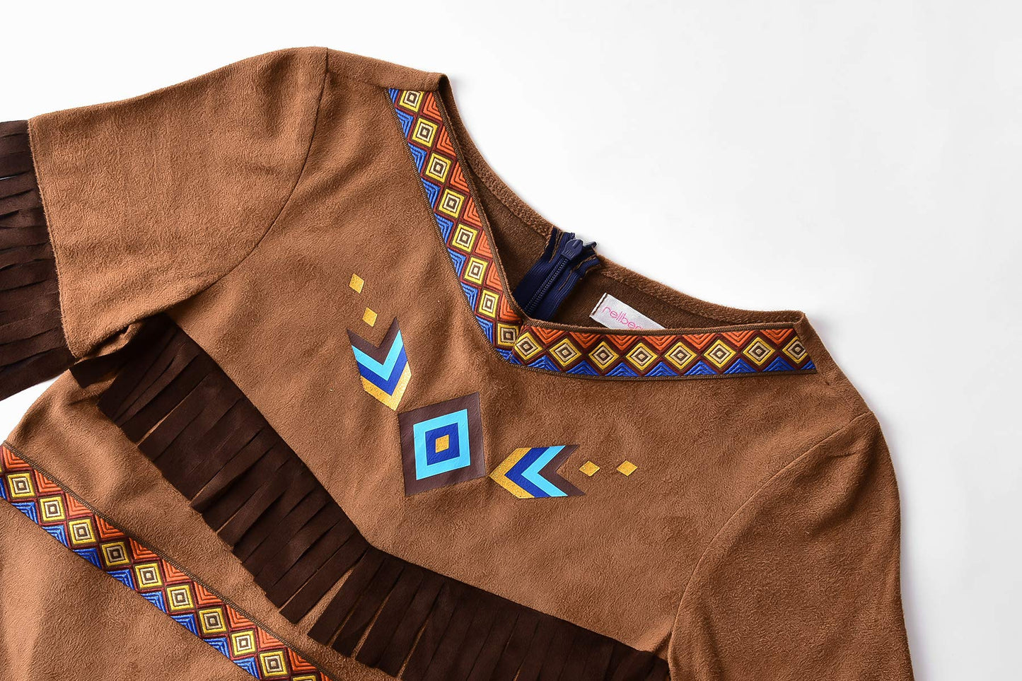 Relibeauty Girls Native Costume Kids Dress Outfit,6-7/130